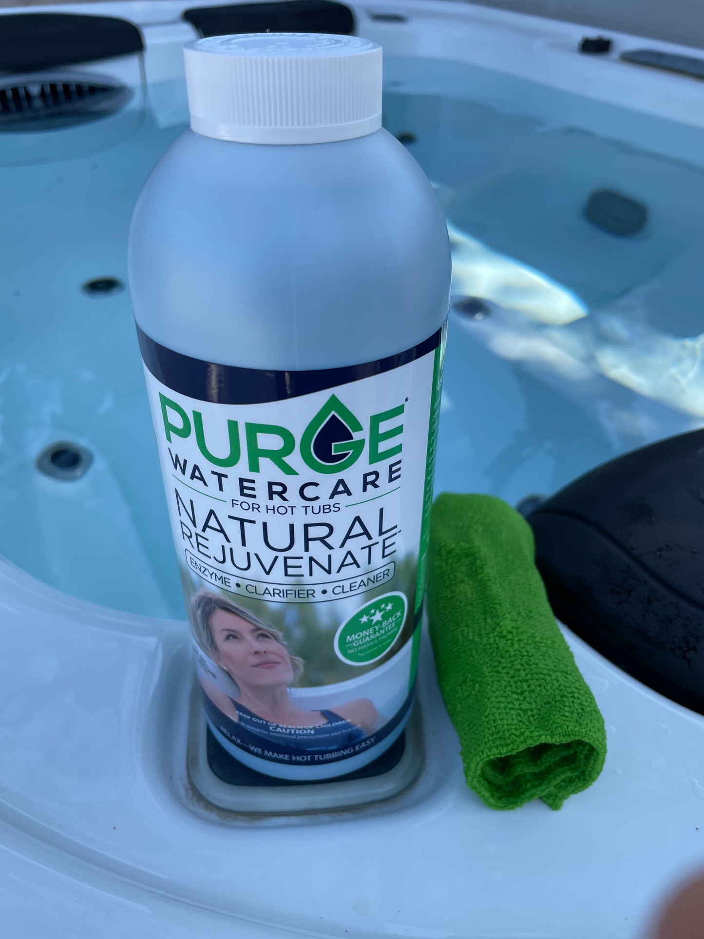 Natural Rejuvenate Hot Tub Cleaner & Spa Enzyme